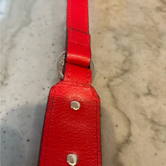Valentino Red Crossbody Bag with silver Hardware